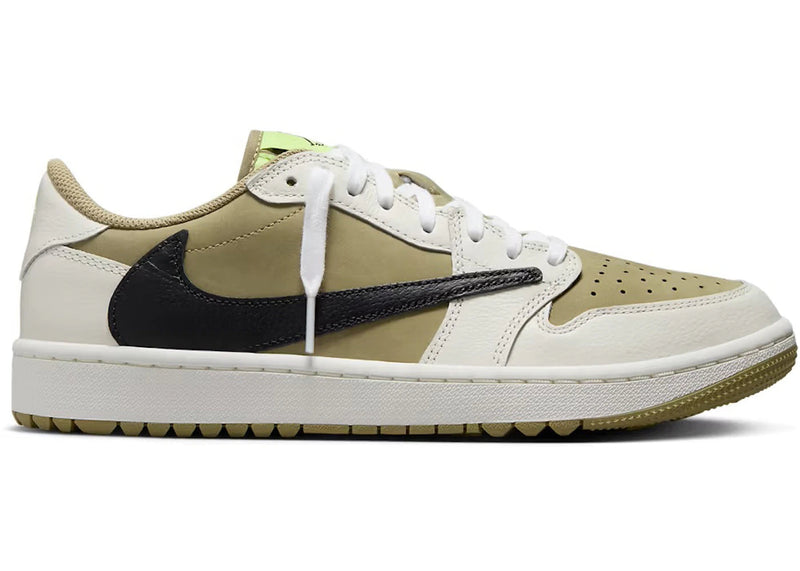 Jordan 1 Retro Low Golf Travis Scott Neutral Olive - Encomenda