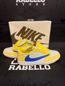 Tênis Travis Scott x Air Jordan 1 Low Og Canary Amarelo - Pronta Entrega