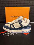Tênis Louis Vuitton LV Trainer Triple Blue - Pronta Entrega