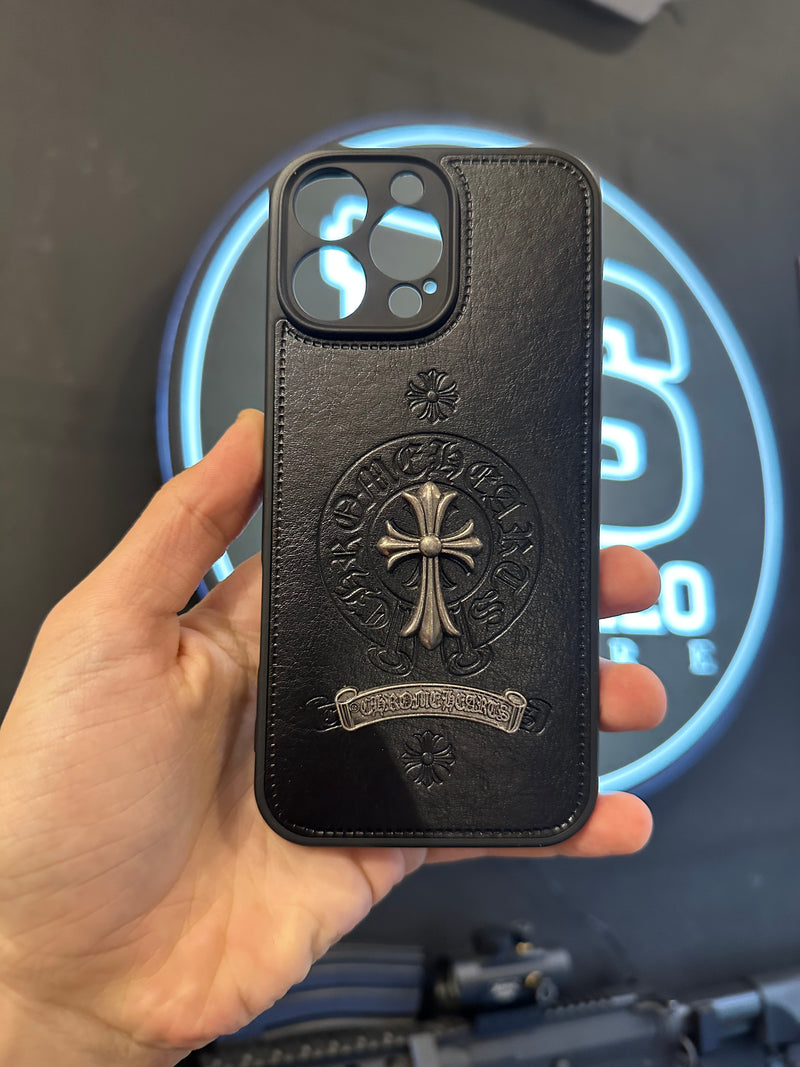 Case Chrome Hearts Metal Cruz Cross Para Iphone - Pronta Entrega