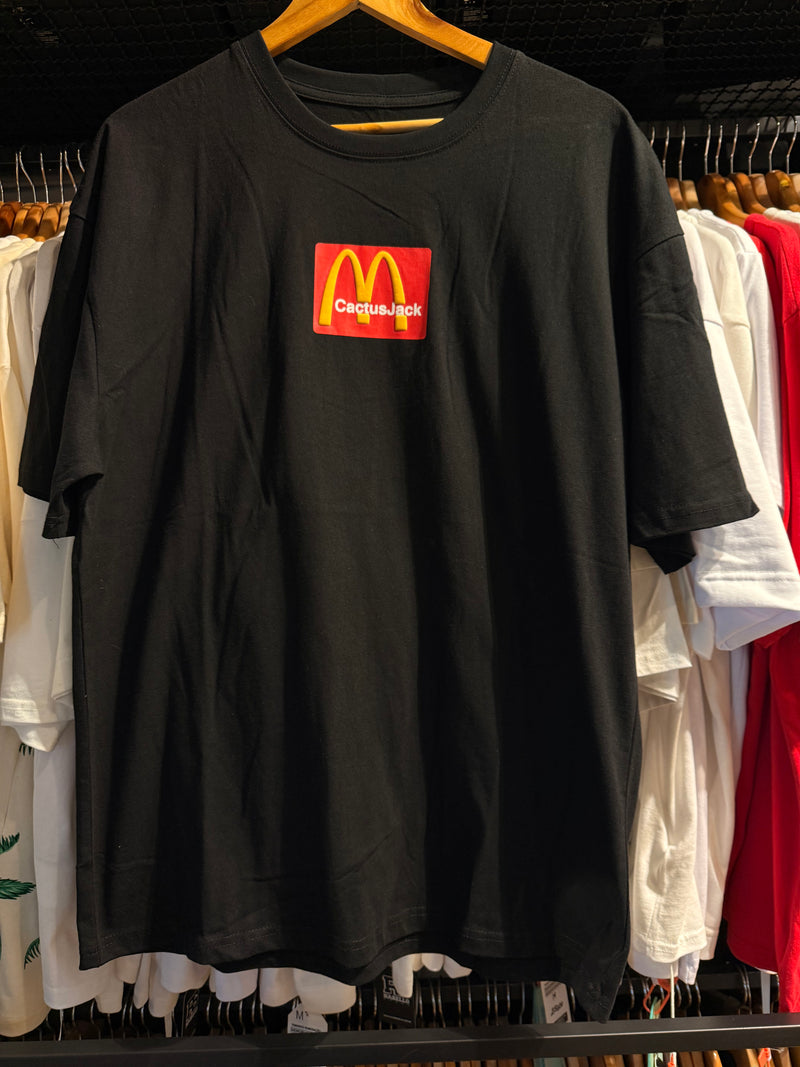 Camiseta TRAVIS SCOTT CACTUS JACK Preta - Pronta Entrega