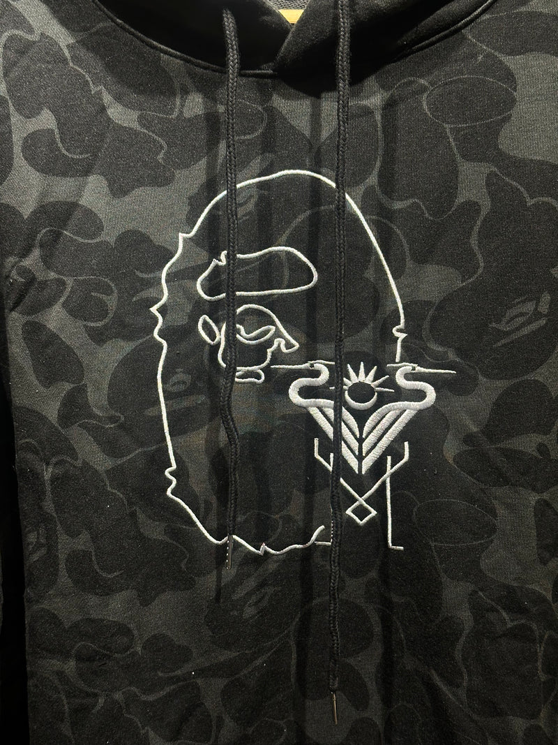 Moletom BAPE X Inter Miami FC Black - Pronta Entrega