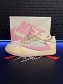 Tênis Nike Air Jordan 1 Low x Travis Scott "Shy Pink" - Pronta Entrega
