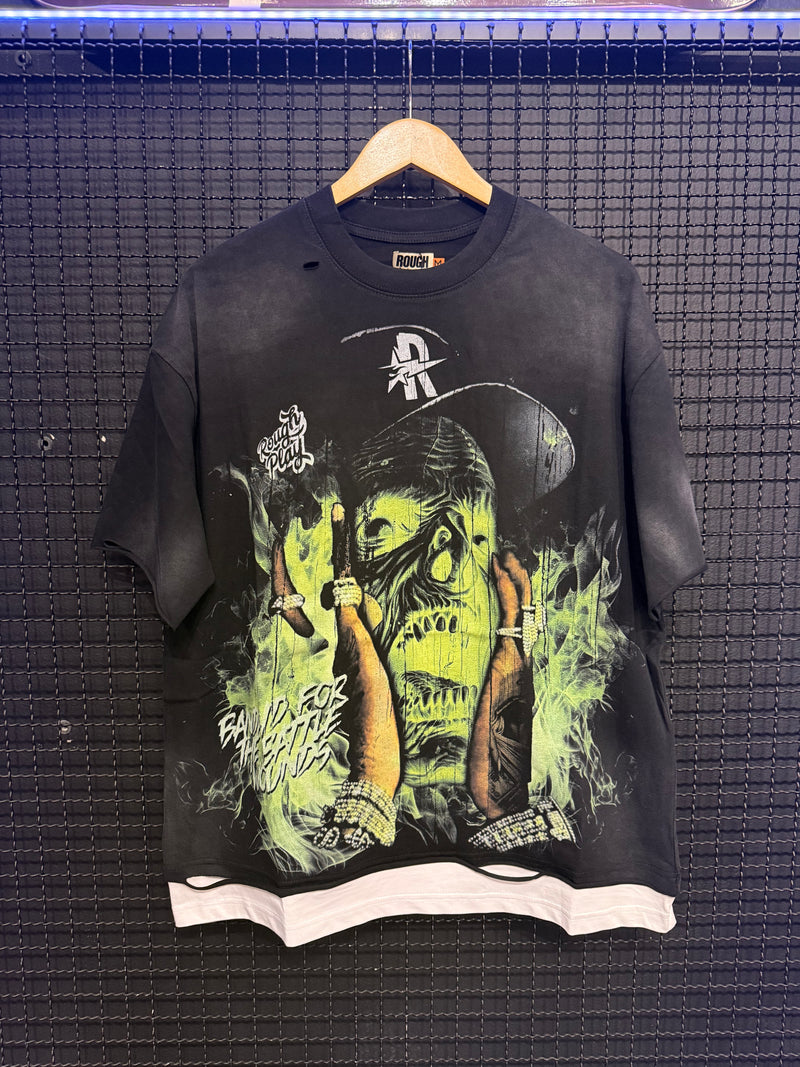 Camiseta Rough Play Ghost Face - Pronta Entrega