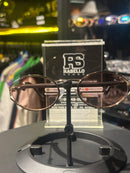 Óculos Miu Miu Redondo Armação Gold/Preto Lente Rose - Pronta Entrega