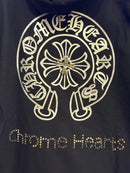 Moletom Chrome Hearts Bog Logo Metalizado Black - Pronta Entrega