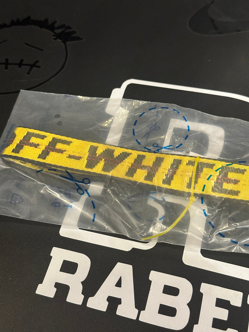 Cinto Off-White Industrial Yellow - Pronta Entrega