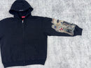 Moletom Michael Jackson x Supreme Dangerous Jaqueta Zip Up Black FW25-W18 - Encomenda