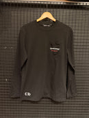 Camiseta Long Cross Chrome Hearts USA Black - Pronta Entrega