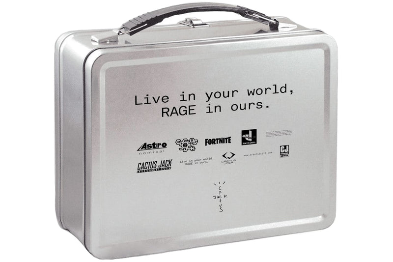Travis Scott T-3500 Metal Fortnite Lunch Box - Pronta Entrega
