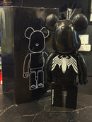 Bearbrick Venom Black 400% Medicom Toy Boneco Colecionável 28cm - Pronta Entrega