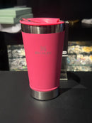 Copo Stanley Rosa Com Abridor de Lata 473ML - Pronta Entrega