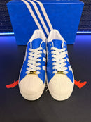 Tênis Adidas Superstar Vintage x Bape Blue - Pronta Entrega