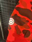Jaqueta Bape Shark Camo Red Full Zip - Pronta Entrega