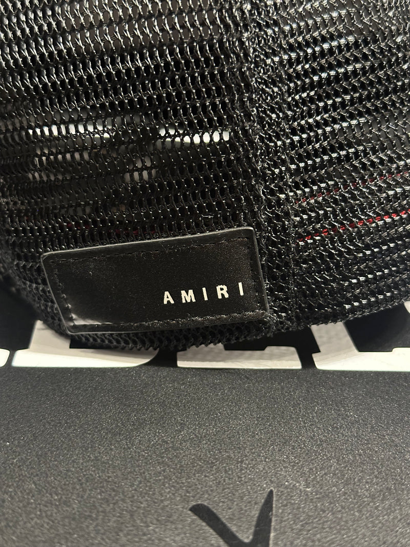 Boné Aba Curva Trucker Amiri Print Black - Pronta Entrega