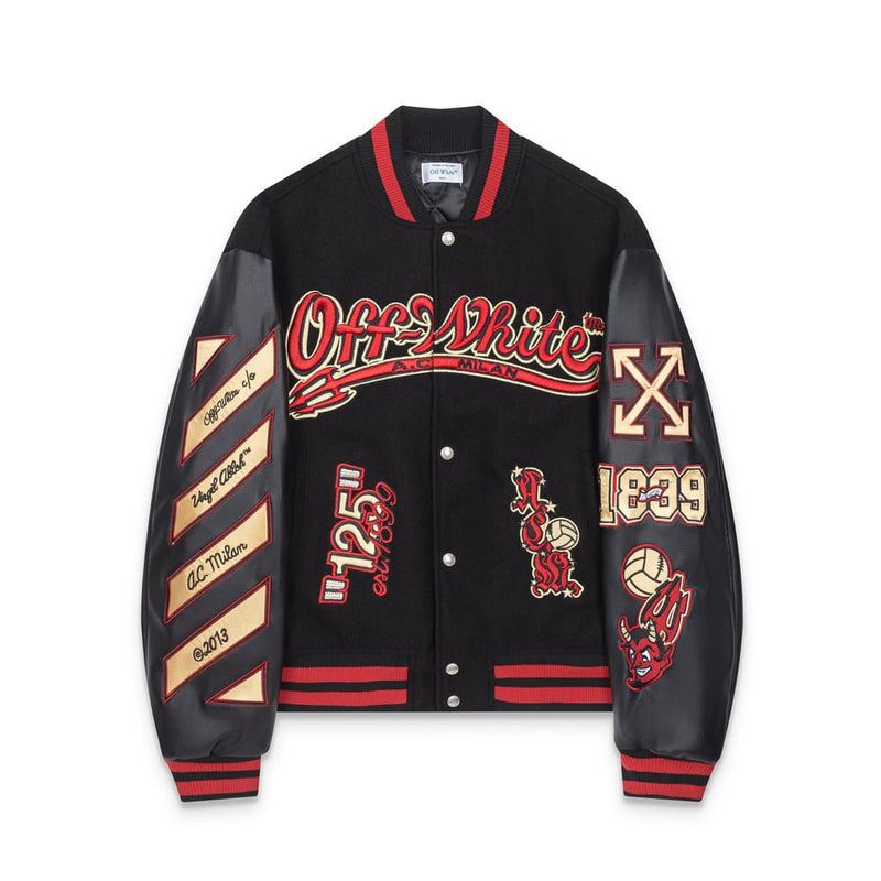Jaqueta Off-White x AC Milan Black Red - Encomenda