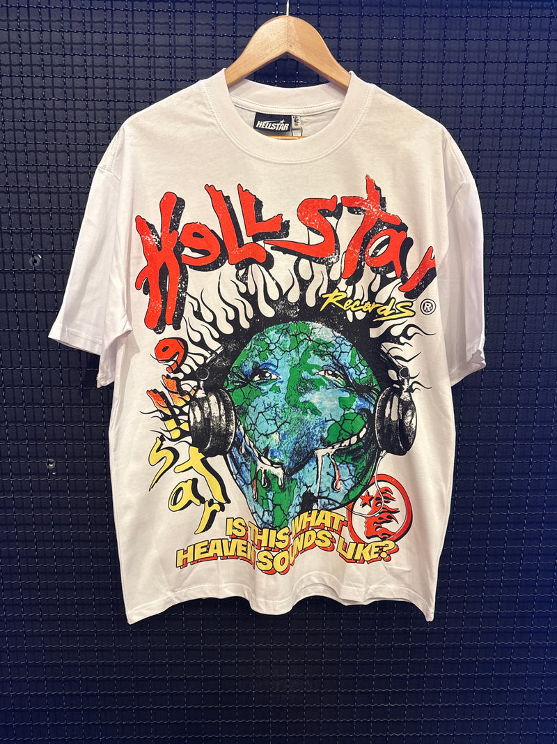 Camiseta Hellstar Records Branca - Pronta Entrega