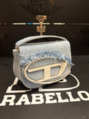 Bolsa Diesel Feminina 1DR Crossbody Jeans Marinho - Pronta Entrega