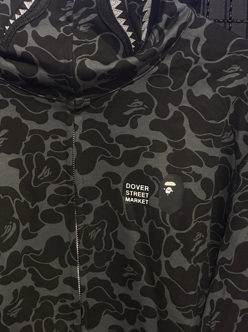 Jaqueta Bape Shark Camo Black Full Zip - Pronta Entrega