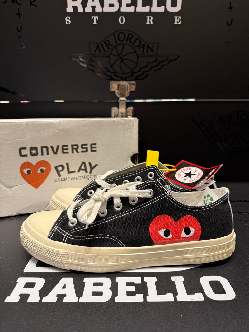 Tênis Converse Chuck 70 X Comme des Garçons Low Preto - Pronta Entrega