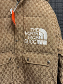 Jaqueta Gucci x The North Face Padded Jacket Beige/Ebony - Pronta Entrega