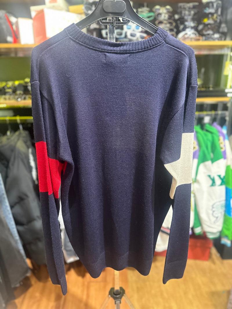 Suéter Tommy Hilfiger Azul/Branco/Vermelho - Pronta Entrega