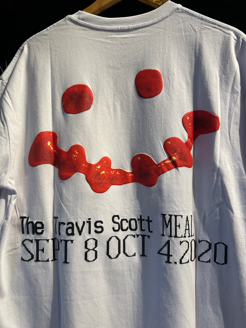 Camiseta TRAVIS SCOTT CACTUS JACK x MC DONALD’S Branco - Pronta Entrega
