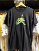 Camiseta Nike Jordan Preta Green - Pronta Entrega