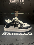 Tênis BAPE A Bathing APE Court Sta Black White - Pronta Entrega