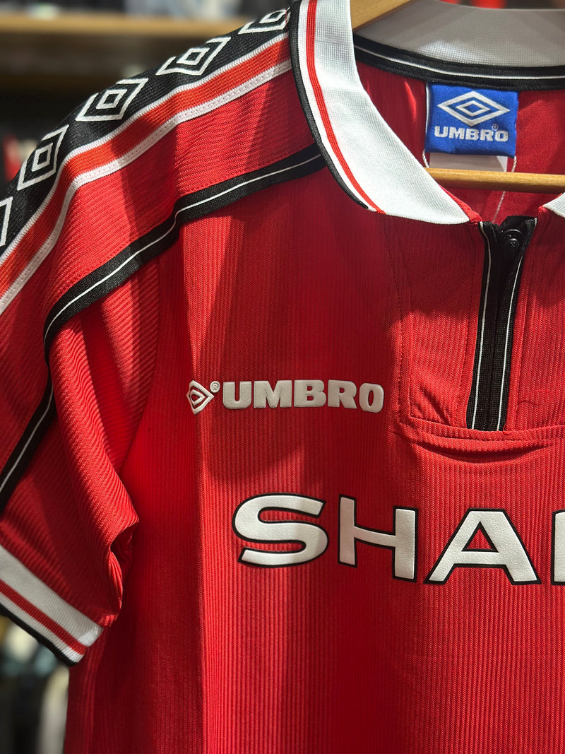 Camisa Vintage Umbro Manchester United Vermelha 98/99 - Pronta Entrega