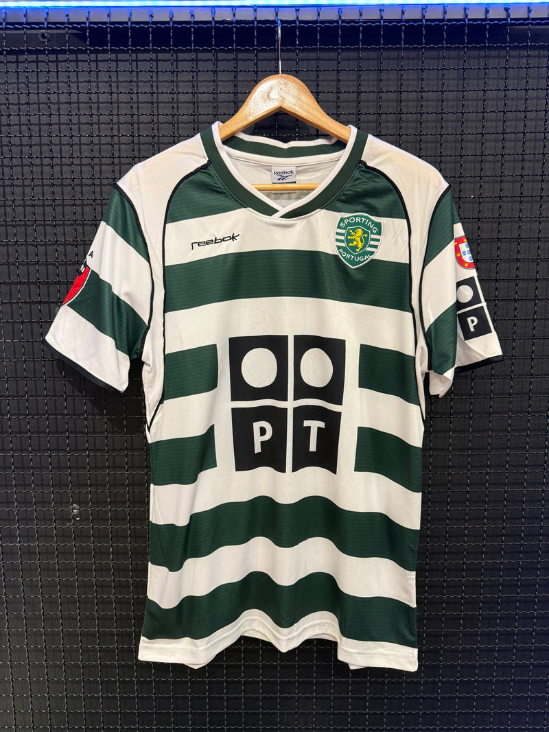 Camisa Retrô Sporting 02/03 Cristiano Ronaldo #28 - Pronta Entrega