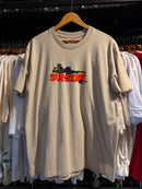 Camiseta SUPREME Woman Cat Bege  - Pronta Entrega