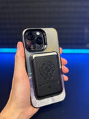 Carteira Chrome Hearts MagSafe Porta Cartão Courino Logo - Pronta Entrega