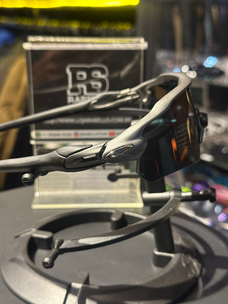 Óculos Oakley Radar Ev Silver Lente Prizm - Pronta Entrega