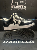 Tênis BAPE A Bathing APE Court Sta Black White - Pronta Entrega
