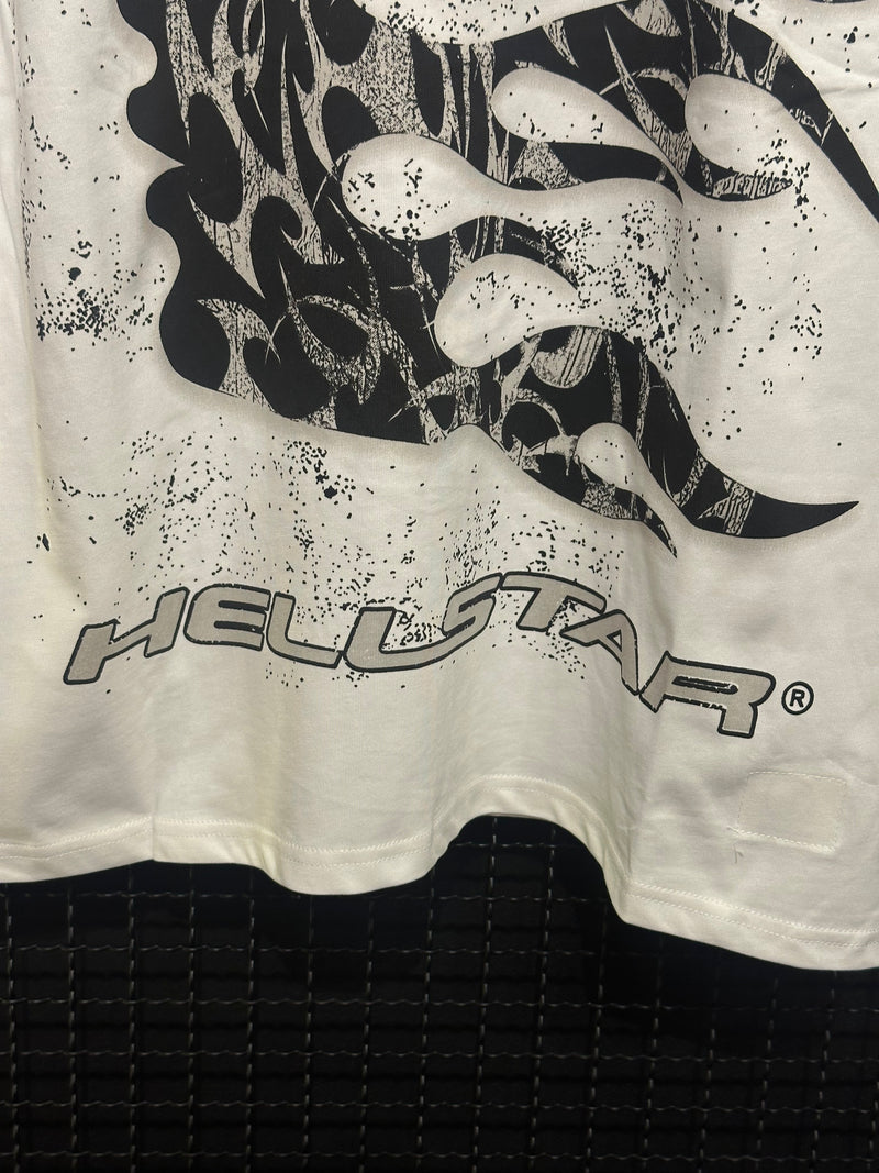 Camiseta Hellstar Thorn Glitter White - Pronta Entrega