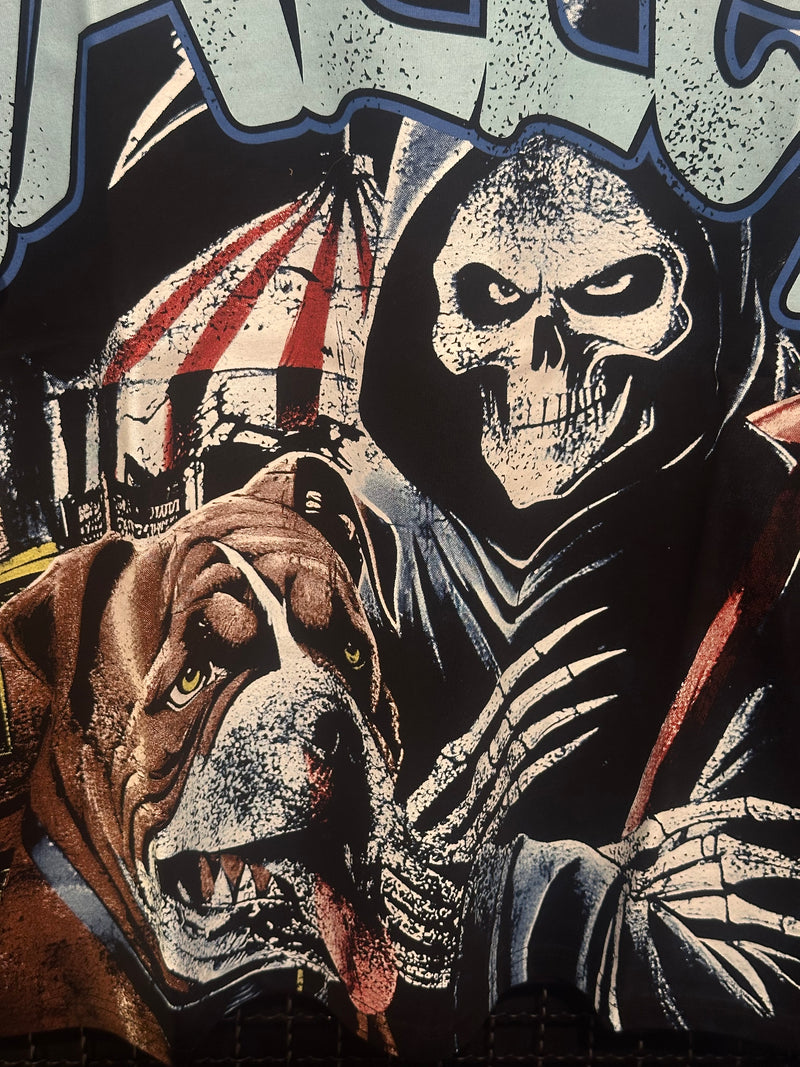 Camiseta Valley Skeleton And Dog Black - Pronta Entrega