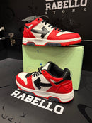 Tênis Off-White Out of Office 'White Red Black' - Pronta Entrega
