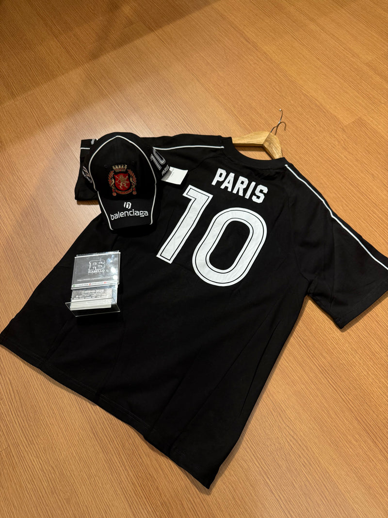 Camiseta Balenciaga Football Series 2024 Black - Pronta Entrega