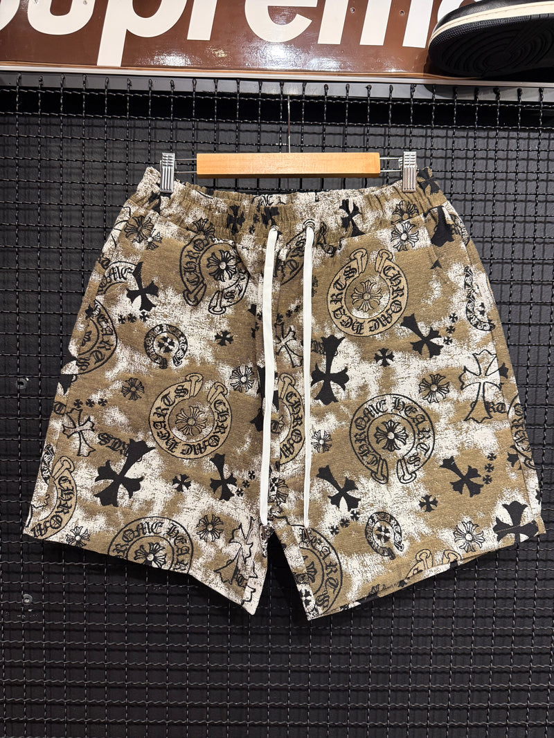 Short Chrome Hearts Camo Brown White - Pronta Entrega