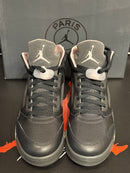 Tênis PSG x Air Jordan 5 Retro Off Noir Particle Rose Anthracite - Pronta Entrega