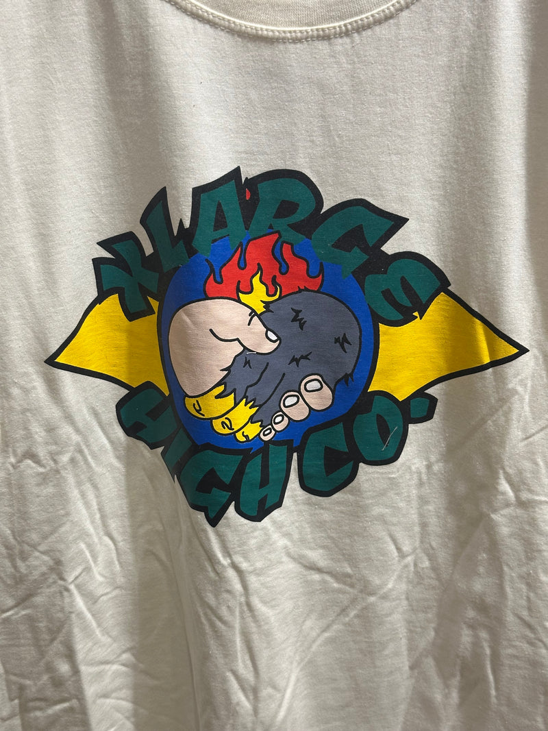 Camisa High XLarge Shake Hands Bege - Pronta Entrega
