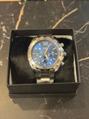 Relógio TAG Heuer Formula 1 x Indy 500 Silver Fundo Blue - Pronta Entrega