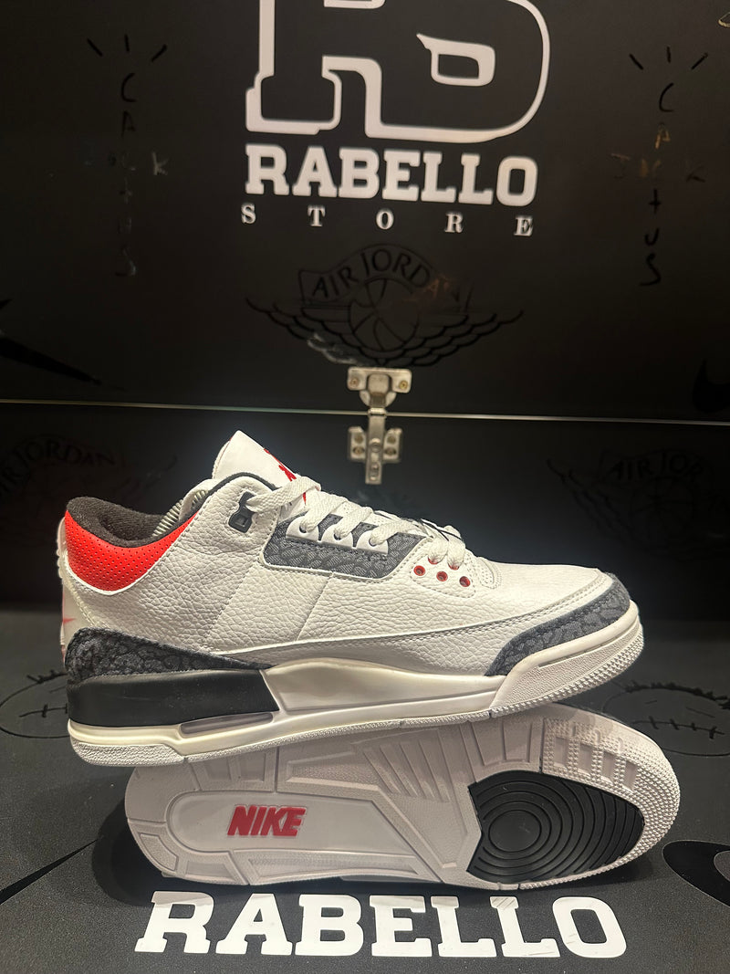Tênis Nike Air Jordan 3 SE "Fire Red Denim" - Pronta Entrega