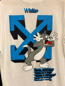 Camiseta OFF WHITE x TOM E JERRY Branca - Pronta Entrega