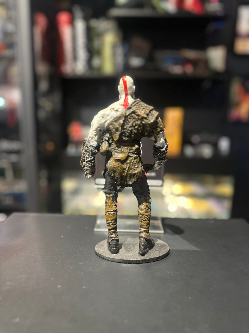 Boneco de Resina God Of War 4 Kratos 22cm Resina - Pronta Entrega