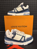 Tênis Louis Vuitton LV Trainer Triple Blue - Pronta Entrega