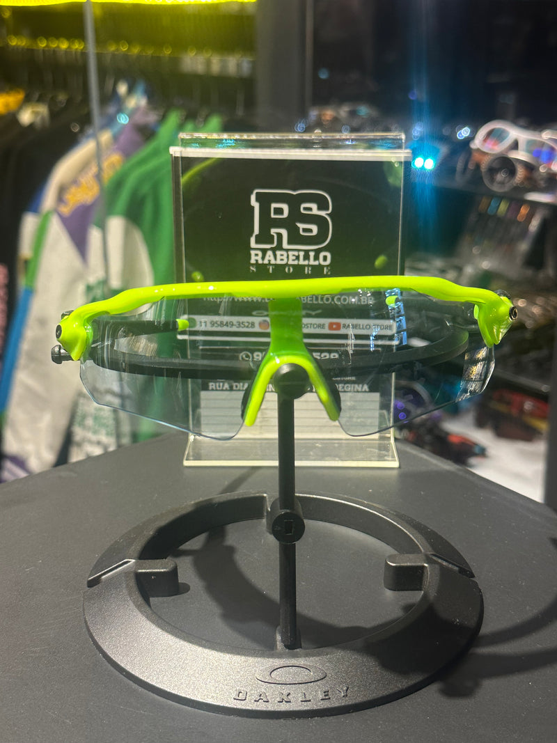 Óculos Oakley Radar Ev Verde Lente Azul - Pronta Entrega