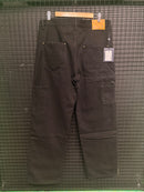 Calça Louis Vuitton Jeans Monogram Detail Carpenter Denim Black - Pronta Entrega