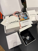 Colar Pandora Floco de Neve Prata 925 Tamanho 45 CM - Pronta Entrega